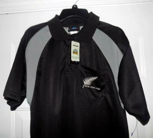 Polo PLANET NEW ZELAND Cosido Helecho Logotipo Para Hombre Hombre Extra-Grande XL Camisa NUEVA - Imagen 1 de 5