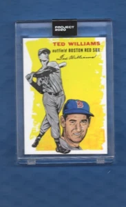 2020 Topps Project 2020 /4684 Ted Williams Blake Jamieson #189 HOF - Picture 1 of 2