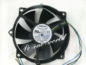 EVERFLOW F129025SU 90*90*25mm PWM 12V 0.38A 4Pin B125 CPU Round Cooling Fan - Picture 1 of 6