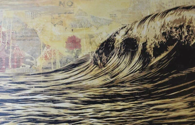 SHEPARD FAIREY DARK WAVE POSTER, 2018 - Image 1 of 3