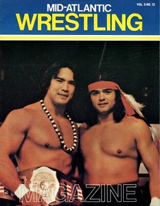 Mid-Atlantic Wrestling Magazin Jay Youngblood Ricky Steamboat & Ric Flair Cover - Bild 1 von 2