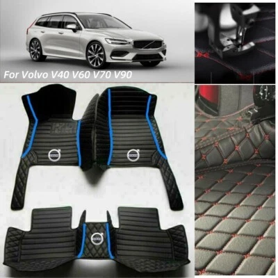 Alfombrillas coche aptas para Volvo V40 V60 V70 V90 alfombras para todo tipo de clima Foto 1 de 4