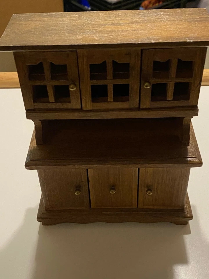 ARMÁRIO DE COZINHA OU BAR - Móveis vintage da década de 1970 para casa de bonecas FRETE COMBINADO - Imagem 1 de 1