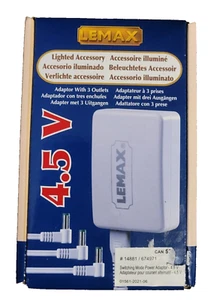 LEMAX Village Lighted Accessory Switching Mode AC Power Adaptor 14881 4.5v - Picture 1 of 5
