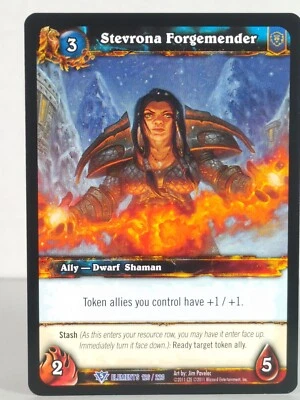 Stevrona Forgemender - War of the Elements - 126/220 - Rare - World of Warcraft - Image 1 of 4