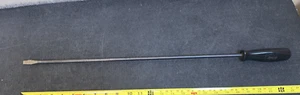 20" Straight flat head Triangle Snap on Handle Screwdriver Black - Foto 1 di 12