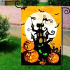 18"x12" Happy Halloween Ghost Pumpkin Garden Flag Yard Banner Outdoor Decor