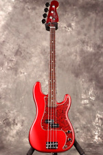 Fender FSR Hybrid II Precision Bass Satin Candy Apple Red with Matching Head