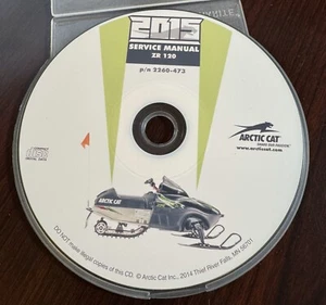 2015 ARCTIC CAT SNOWMOBILE ZR 120 SERVICE MANUAL CD P/N 2260-473 (209) - Picture 1 of 1