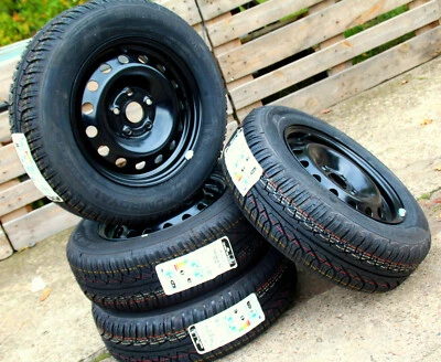 4x Winterräder VW Golf 5 6 Jetta Touran Cross Audi A3 8P 205/55 R16 UNIROYAL ◄ - Bild 1 von 4