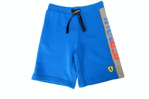 Scuderia Ferrari Kid "Red Soul" Blue Bermuda Shorts - Picture 1 of 5