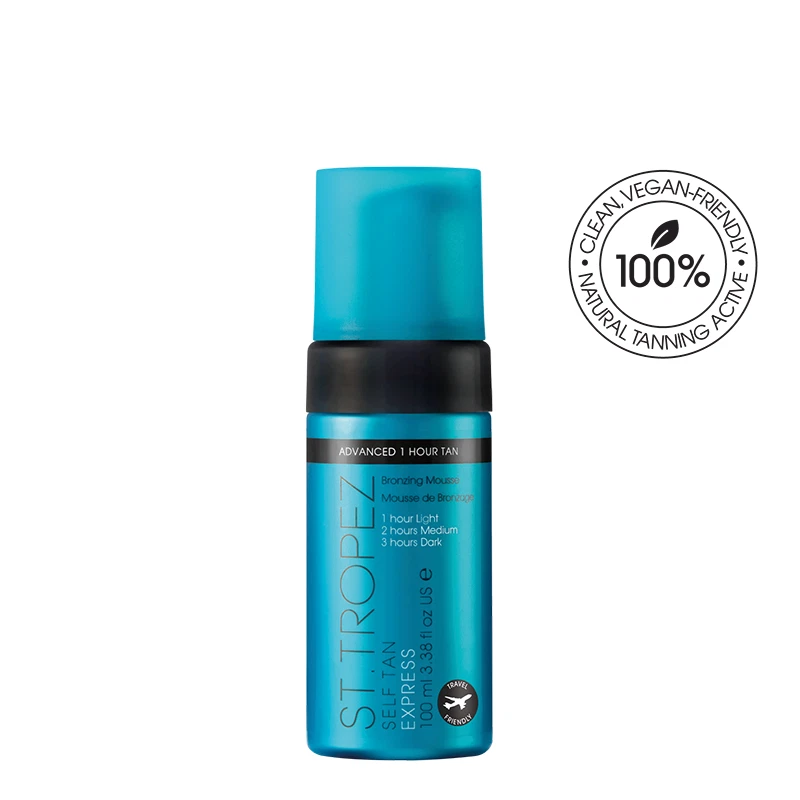 ST TROPEZ Self Tan Express Bronzing Mousse 100ml (Travel Size) - with Aloe Vera - image 1 of 4
