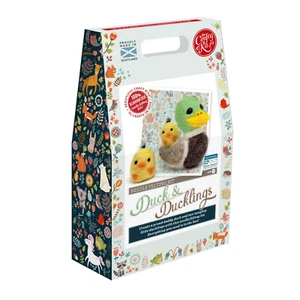 Duck & Ducklings Needle Felting Kit - Picture 1 of 4