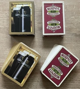 Guinness & Murphy’s Irish Stout Set Of 2 Playing Cards - Picture 1 of 6