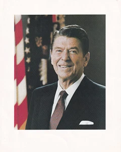 Imagen original política | EE. UU. | Ronald REAGAN | Presidente 1981-1989 | 1990 (Color - Imagen 1 de 1