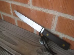 1970s Vintage 6" Blade ** FOSTER BROS. *** Carbon Wide Boning Utility Knife USA - Bild 1 von 10