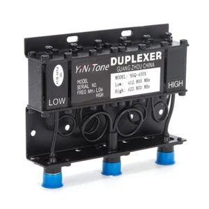 SGQ-450X 10W UHF412.800 / RX 422.800MHZ Przenośny duplekser o dużej częstotliwości 10MHz - Zdjęcie 1 z 5
