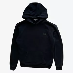 Sudadera con Capucha Para Hombre Dolce Gabbana Placa Logo Azul Marino, Sudadera Retro D&G Y2K De Colección - Imagen 1 de 7