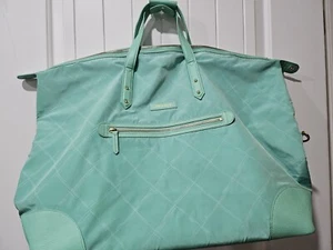 Vera Bradley Mint Preppy Poly Travel Duffle Bag - Picture 1 of 8