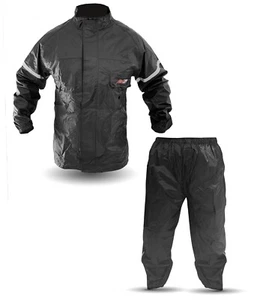 Unisex - Weather gear 2-PCS Rain Suits - M ( Motorcycle, fishing, hiking & etc.) - Picture 1 of 4
