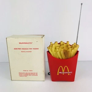 Vintage 1977 McDonalds AM/FM Pommes Frites Radio in Box funktioniert - Bild 1 von 16