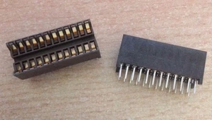24 pin IC 0.3 test socket burn in made by Welcom 613-024111 pack of 2 Z694 - Picture 1 of 2