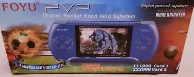 Consolle Portatile Gioco Pvp Foyu Nero 900000 Games Built In - Immagine 1 di 4