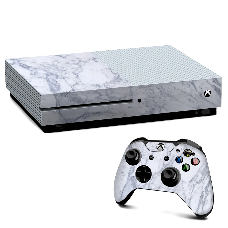 ITSASKIN Xbox One S Console Skins Decal Wrap ONLY Grey White Standard Marble