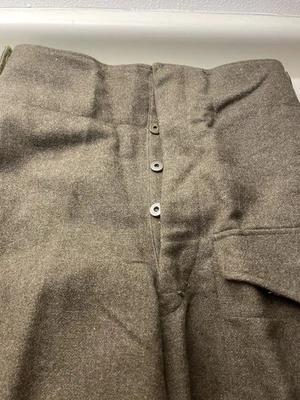 Vestido de batalla canadiense vintage años 50 uniforme pantalones pantalones talla 8 pequeño Foto 1 de 4