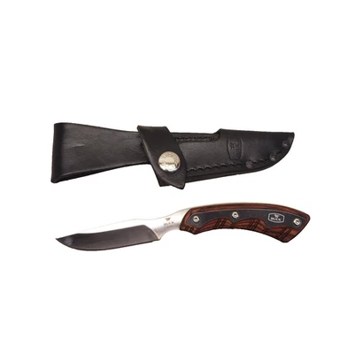 Cuchillos BUCK 543RWS Temporada Abierta Alcapar Palo de Rosa Mango Hoja Fija Cuchillo y Funda Foto 1 de 4