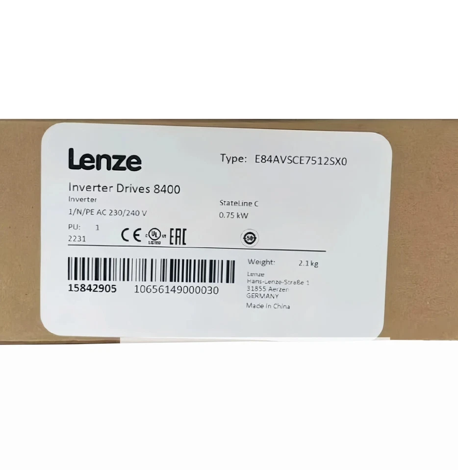 E84AVSCE7512SX0 PRO LENZE Inverter E84AVSCE7512SX0 - Image 1 of 1