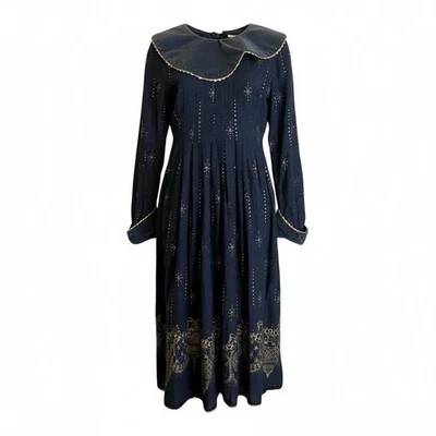 Винтажный DAISY королевство платье золотой ангел плиссированные темно-синий золото праздничные украшения 6 - Изображение 1 из 4