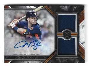 Alex Bregman 2022 Topps Museum Collection Dual Jersey Relic AUTO /100 - Picture 1 of 2