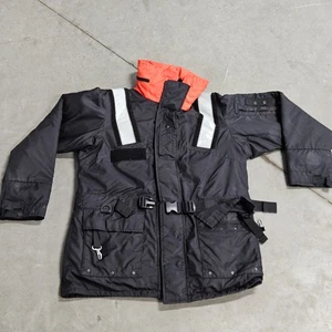Mustang Survival MC1532 Shipboard Parka Large Navy Schwarz/Orange Gebraucht - Bild 1 von 14