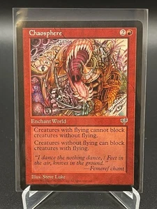 Chaosphere - Magic The Gathering Card - Mirage - 1996 Vintage LP - Picture 1 of 2