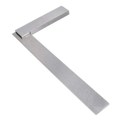 Steel Set Square 12" Inch 300mm Long Engineers Precision Polished 90° Degree Try - Image 1 of 4