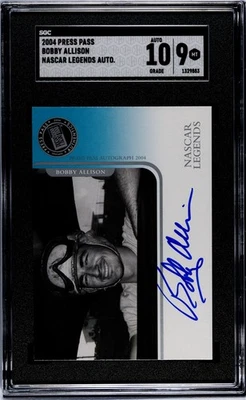 Bobby Allison 2004 Press Pass NASCAR Legends AUTO - Image 1 of 2
