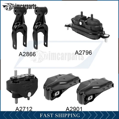 Engine Motor Trans Mount 6Pcs Fits 1995-2001 Chevrolet Lumina 3.1L/3.8L Auto - Image 1 of 4
