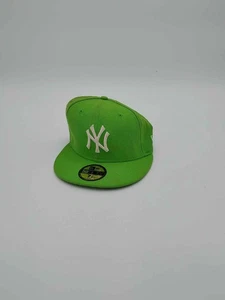 Gorra ajustada New Era 59Fifty de los Yankees de Nueva York Gorra verde Kelly MLB 7 1/4 - Imagen 1 de 5