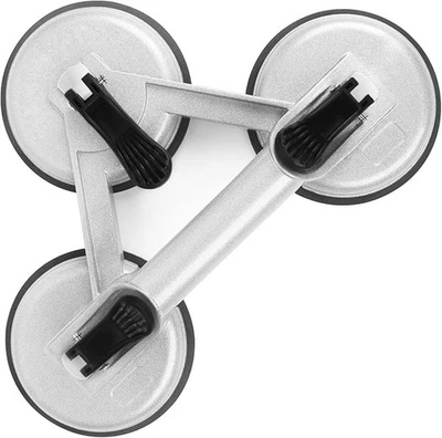 Ventosas Aluminio Resistente Placa de Vacío Mango Vidrio Soporte Ganchos para Elevar Foto 1 de 4