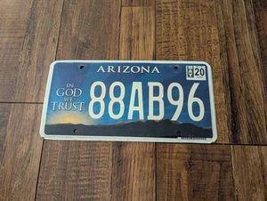 Arizona In God We Trust 88AB96 2020 Religious Christ AZ Vanity License Plate - Bild 1 von 2