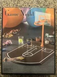 Basketball Drinking Game - 6 Shot Glasses B-Ball Game Night - New in Box - Picture 1 of 7