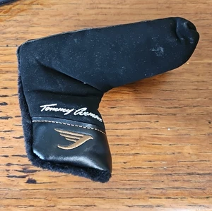 Cubierta de cabeza de palo de golf Tommy Armour “Impact” Blade Putter negra - Imagen 1 de 3