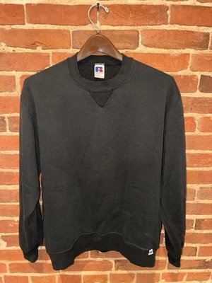 Sudadera Russell Athletic de los 90 negra en blanco cuello redondo para hombre XL Foto 1 de 4