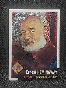 2009 Topps American Heritage Chrome #C10 Ernest Hemingway Novelist Card /1776 - Picture 1 of 2