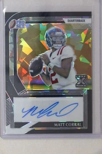 Matt Corral - 2022 Leaf Pro Set Metal Football Pragmatic Autograph #8/10 - Picture 1 of 1