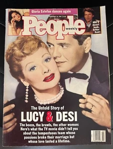 People Weekly Magazine Lucy & Desi Arthur Kent Gloria Estefan Feb 18 1991 - Picture 1 of 3
