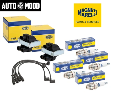 KIT ACCENSIONE BOBINE CANDELE CAVI LANCIA Y BENZINA FIAT PUNTO PANDA 500 1.1 1.2 - Immagine 1 di 3