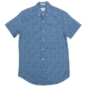 LIBERTY of LONDON J. Crew Floral Emma Print Short Sleeve Mens Shirt size XS /443 - Picture 1 of 3