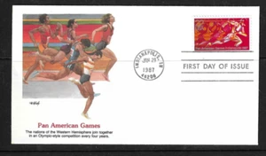 US SC # 2247 Pan American Games FDC . Fleetwood Cachet - Picture 1 of 1
